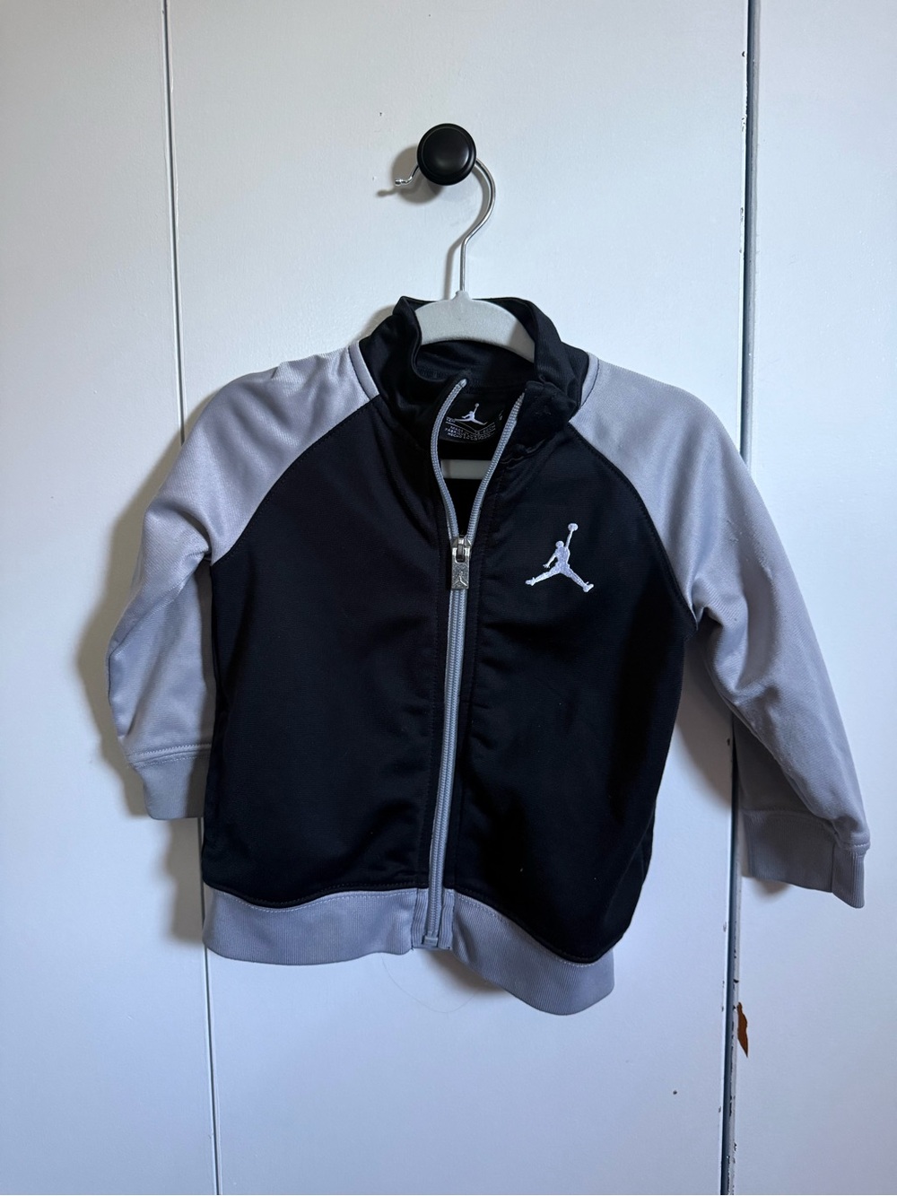 Nike Jordan Toddler Black and Gray Zip-Up Jacket